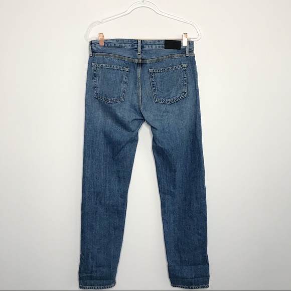 Theory Tatiyana Distressed Jeans Straight Leg 27 - Picture 3 of 8